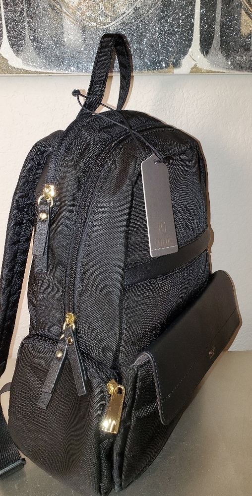 Tutilo Unisex Black Backback - Picture 4 of 8